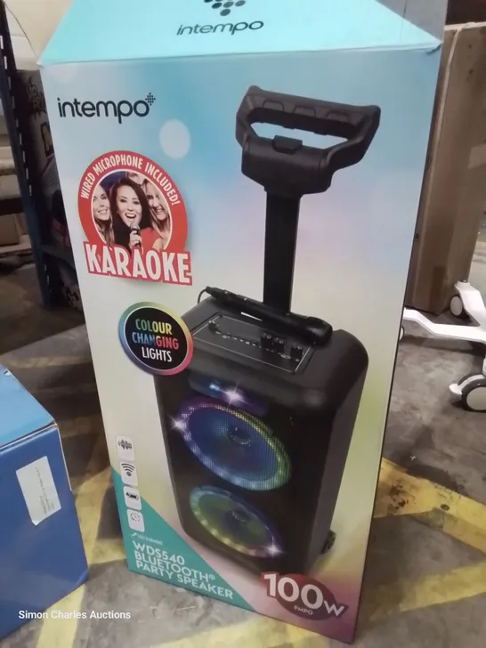 BOXED INTEMPO WDS540 BLUETOOTH PARTY SPEAKER 