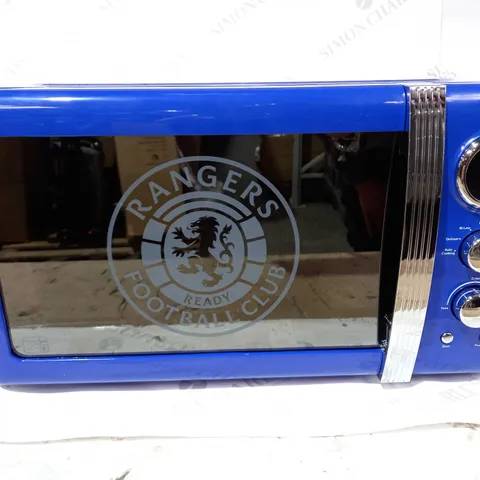 SWAN 800W MICROWAVE - RANGERS FOOTBALL CLUB EDITION