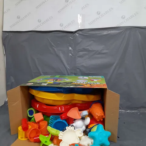 BOXED SAND AND WATER PLAY TABLE