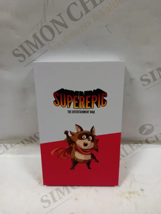 BOX OF APPROXIMATELY 100 SUPEREPIC CHARACTER PIN BADGE SETS - SWITCH 	