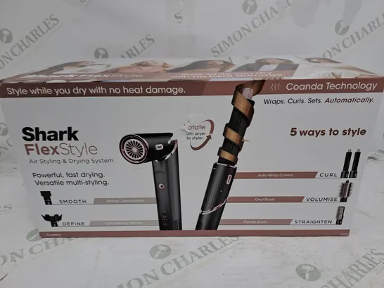 BOXED SHARK FLEXSTYLE HAIR STYLER AND DRYER 