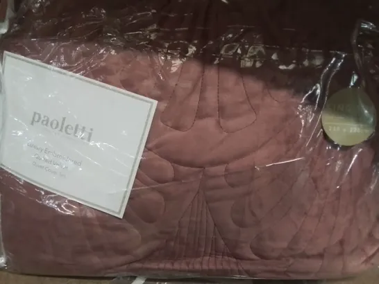 PAOLETTI QUILTED DUVET COVER KING SIZE 