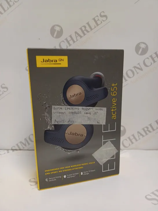 BOXED JABRA ELITE ACTIVE 65T EARBUDS