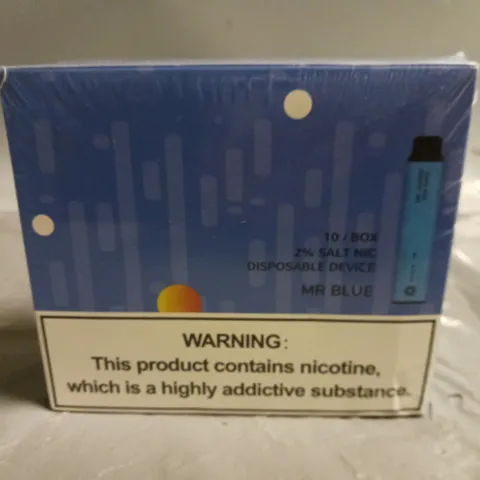 SEALED 10-PACK OF ENE LEGEND MR BLUE 3500 PUFF VAPES