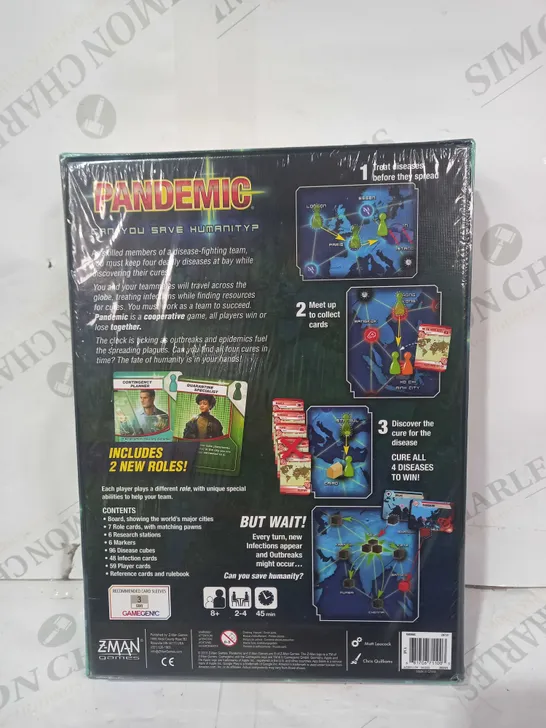 Z-MAN GAMES PANDEMIC BOARD GAME