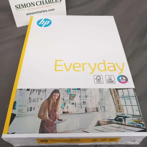 FIVE REAMS OF HP EVERYDAY A4 WHITE PAPER 500 SHEETS