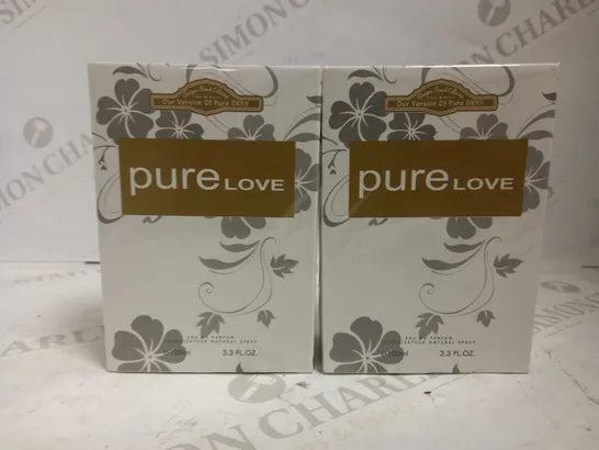 LOT OF 12 DFC PURE LOVE EDP 100ML