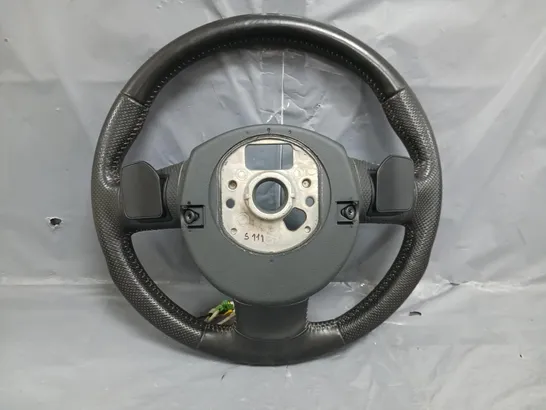 AUDI A3 2009 2.0 TDI S LINE MK2 MULTIFUNCTION LEATHER STEERING WHEEL 