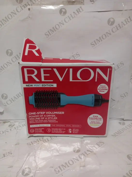 REVLON SALON HAIR DRYER AND VOLUMISER - MINT RRP £59.99