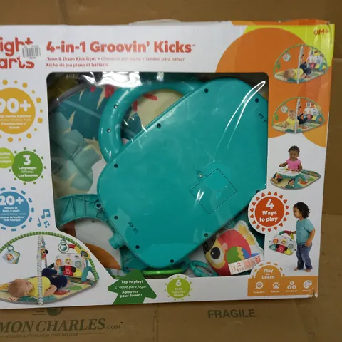 BRIGHT STARTS 4-IN-1 GROOVIN' KICKS PIANO AND DRUM KICK GYM