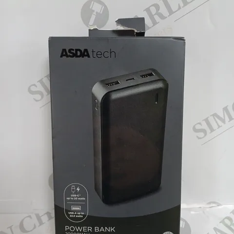 BOXED SEALED POWER BANK 20000MAH IN BLACK