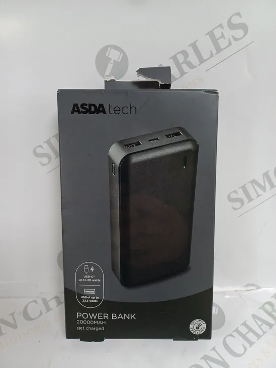 BOXED SEALED POWER BANK 20000MAH IN BLACK