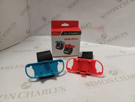 BOXED IPLAY HAND STRAPS FOR N-SWITCH - RED AND BLUE