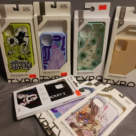 APPROXIMATELY 75 ASSORTED PHONE CASE TO INCLUDE SNAP ON PHONE CASE COMPATIBLE WITH IPHONE 12/12 PRO