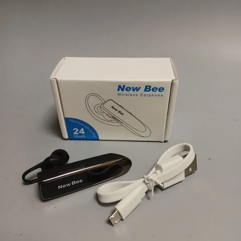 BOXED NEW BEE LC-B41 WIRELESS HEADSET IN BLACK 