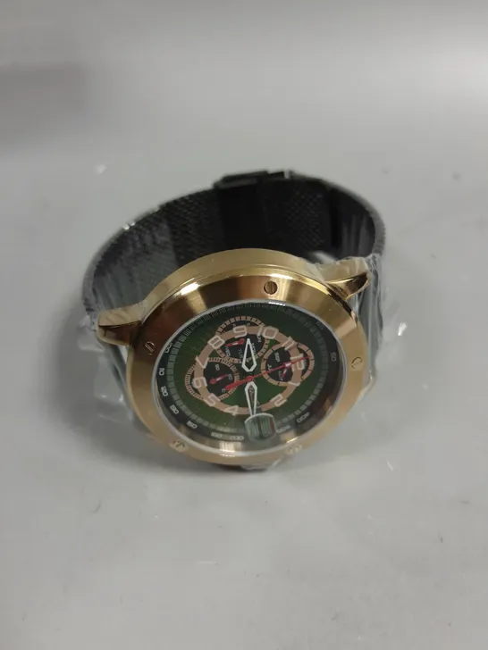 GAMAGES LIBERTY ROSE GREEN DIAL WATCH 