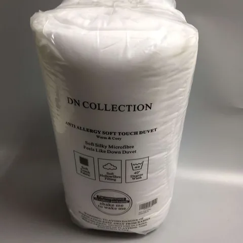 DN COLLECTION ANTI-ALLERGY SOFT TOUCH DUVET KINGSIZE 10.5 TOG