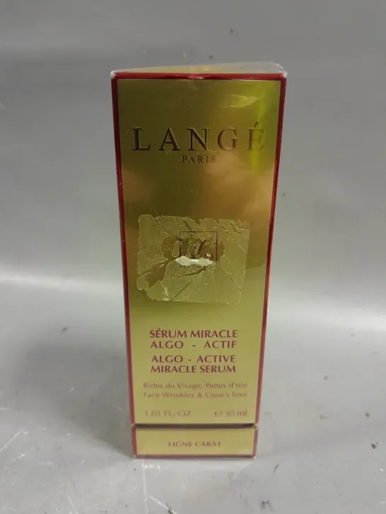 BOXED SEALED LANGE ALGO ACTIVE MIRACLE SERUM - 30ML 