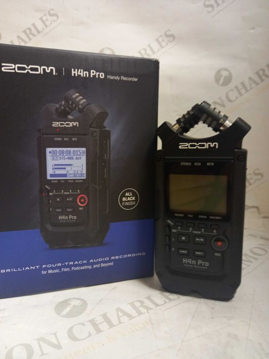 ZOOM H4N PRO HANDY FOUR TRACK AUDIO RECORDER