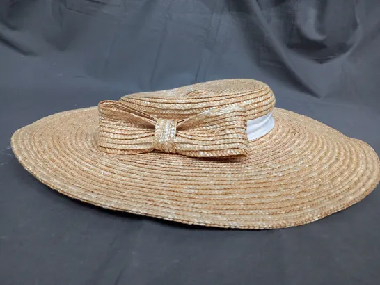 PHASE EIGHT STRAW BOATER HAT