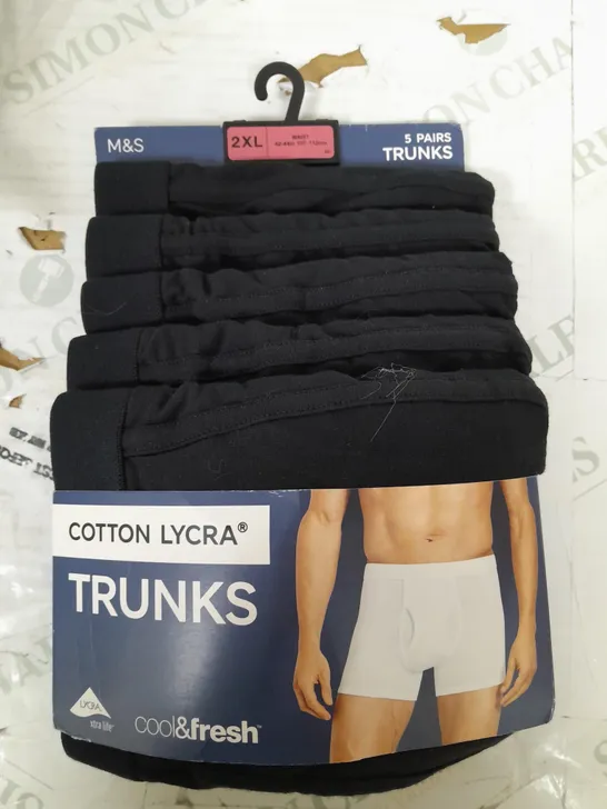 5PK COTTON COOL & FRESH STRETCH TRUNKS