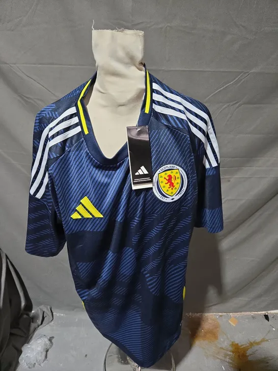 ADIDAS SCOTLAND FOOTBALL SHIRT - XL