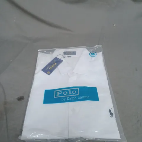 SEALED POLO RALPH LAUREN BUTTONED SHIRT IN WHITE SIZE M