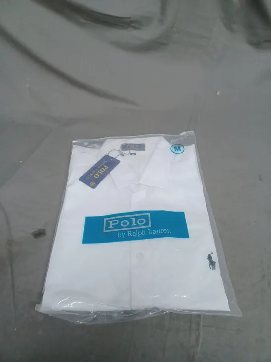 SEALED POLO RALPH LAUREN BUTTONED SHIRT IN WHITE SIZE M