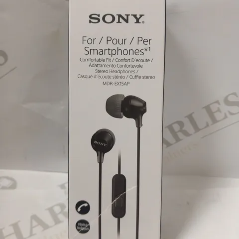 BOXED SONY MDR-EX15AP EAR PHONES 