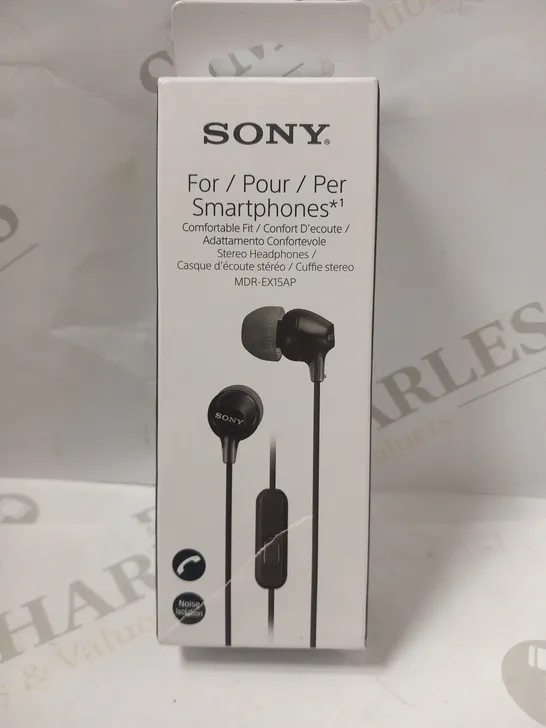 BOXED SONY MDR-EX15AP EAR PHONES 