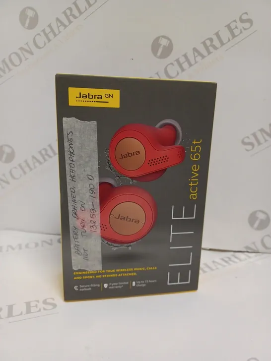 BOXED JABRA ELITE ACTIVE 65T EARBUDS