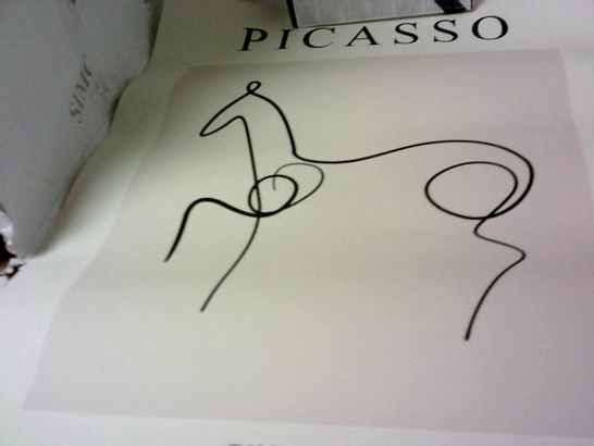 3 ASSORTED POSTERS TO INCLUDE; YAYOI KASUMA, MATISSE BERGGRUEN AND CIE AND PICASSO THE HORSE MUSEE D'ORSAY