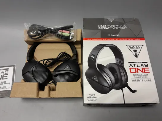 BOXED PC GAMING ATLAS ONE WIRED HEADSET 