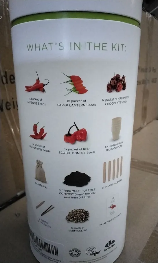 BOX OF APPROXIMATELY 24 BRAND NEW EXTREME CHILLI KIT