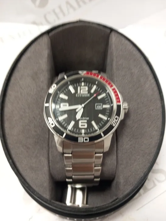 BOXED CITIZEN ECO DRIVE MENS SPORTS WRIST WATCH