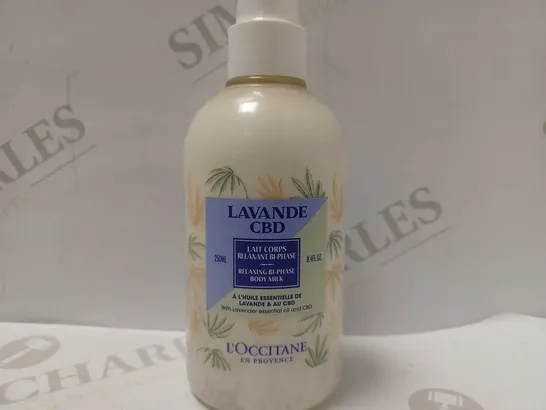 L'OCCITANE LAVENDER CBD BODY MILK 250ML