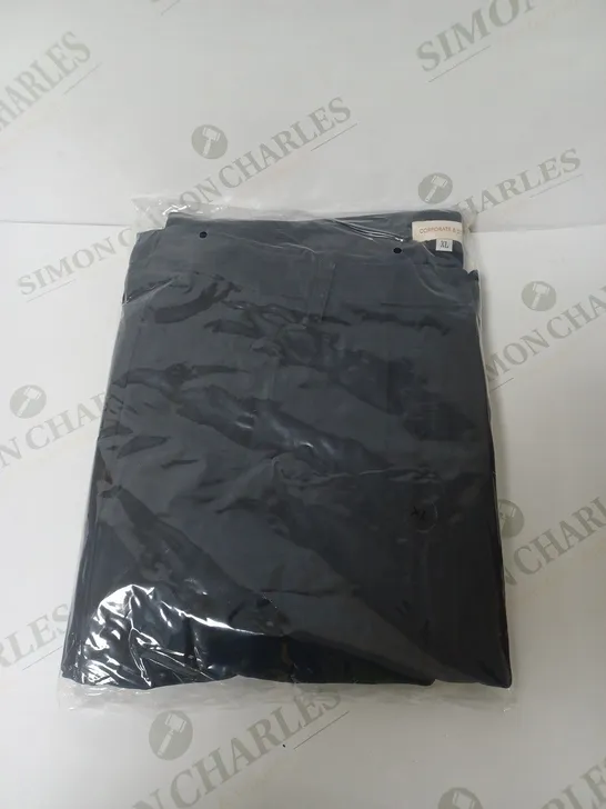SEALED SET OF 2 BRAND NEW CORPORATIVE STYLE NAVY CHINOS - XL