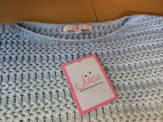 JULIPA BLUE GRADIENT KNITTED JUMPER- UK 16/18