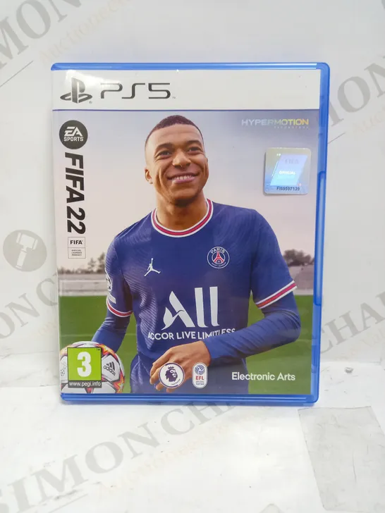 FIFA 22 PLAYSTATION 5 GAME 