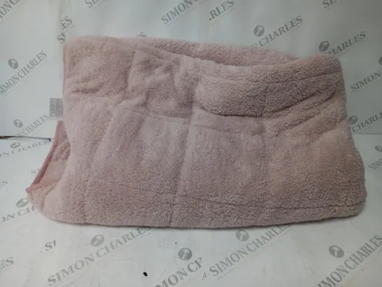 SLEEPDOWN TEDDY FLEECE DUVET IN BLUSH PINK 