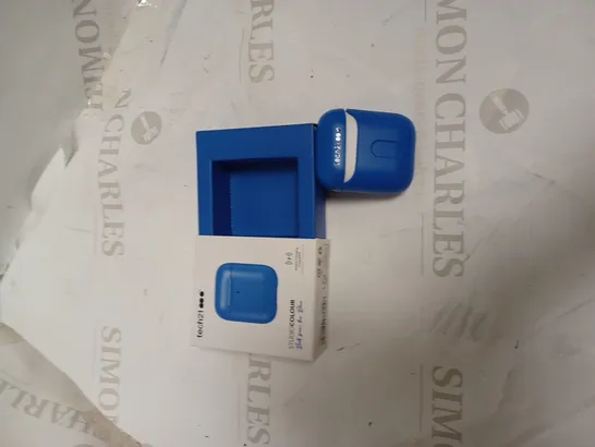 BOX OF TECH 21 AIRPODS CASES YELLOW-91 AND BLUE-35