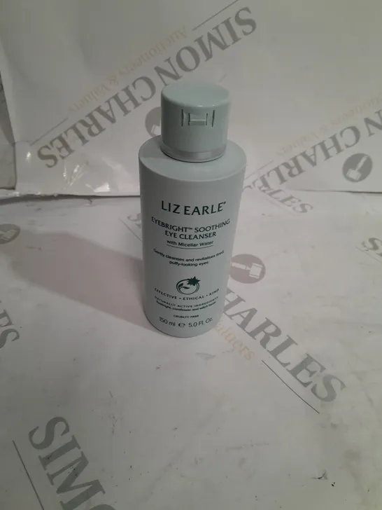 LIZ EARLE EYEBRIGHT SOOTHING EYE CLEANSER LOTION ~ WITCH HAZEL & ALOE VERA 150ML