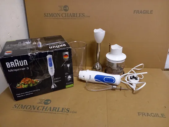 BRAUN MQ3025 SPAGHETTI HAND BLENDER 