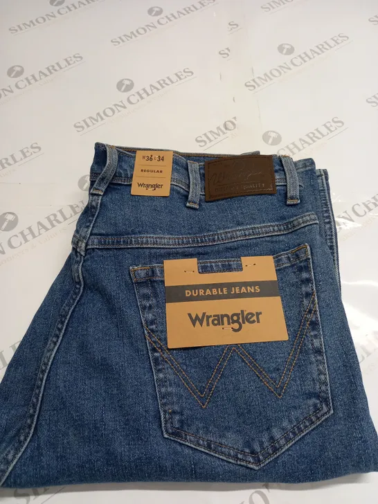 MENS WRANGLER DENIM JEANS W36