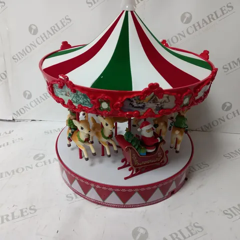 OUTLET MR CHRISTMAS DELUXE VINTAGE CAROUSEL