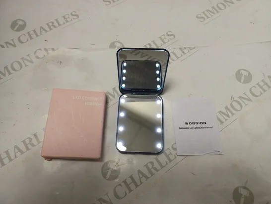 BOXED LED COMPACT MIRROR WITH INSTRUCTIONS