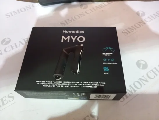 BOXED HOMEDICS MYO HANDHELD PHYSIO MASSAGER 