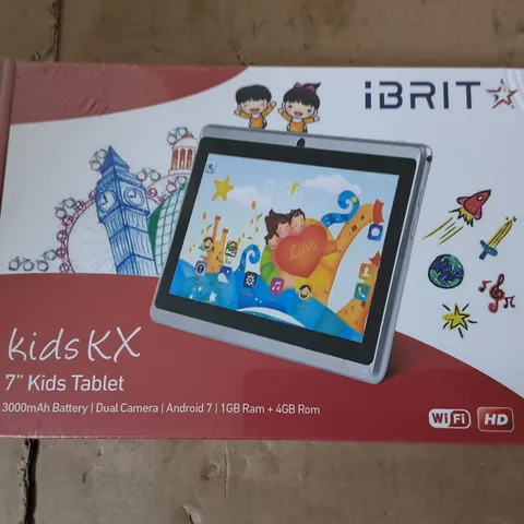 BOXED AND SEALED IBRIT KIDSKX 7" KIDS TABET 