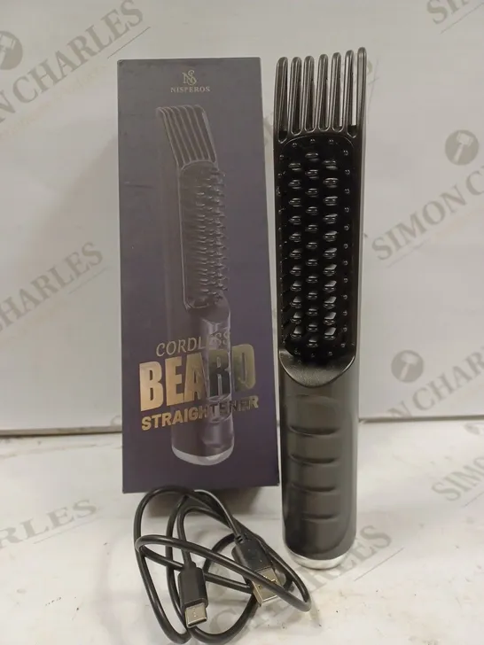 NISPEROS CORDLESS BEARD STRAIGHTENER 