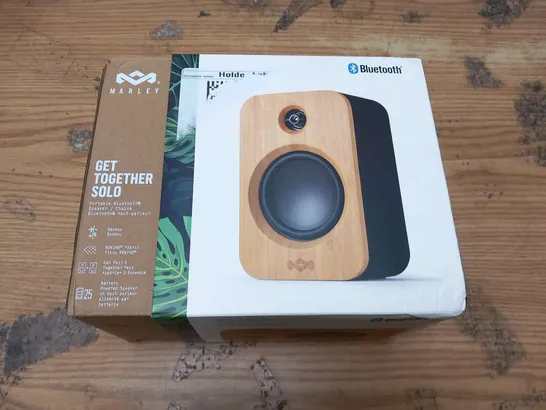 BOXED MARLEY GET TOGETHER SOLO PORTABLE BLUETOOTH SPEAKER EM-JA119-SB